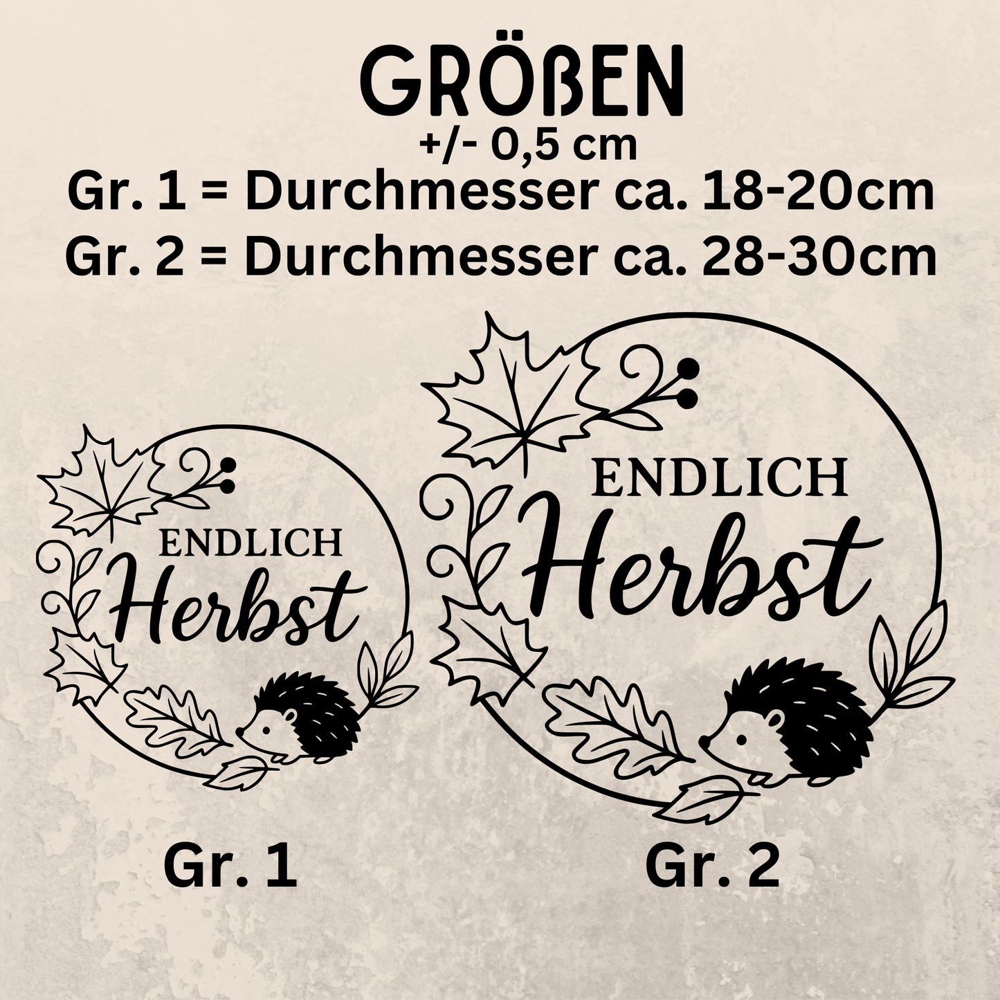 Fensterbild Endlich Herbst mit Igel , Herbstzeit Deko, Herbstlicher Aufkleber, Fensterdekoration, Herbstdekoration