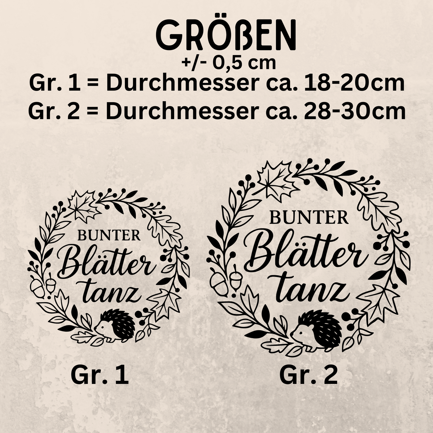 Fensterbild Bunter Blättertanz im Herbst , Herbstlicher Aufkleber