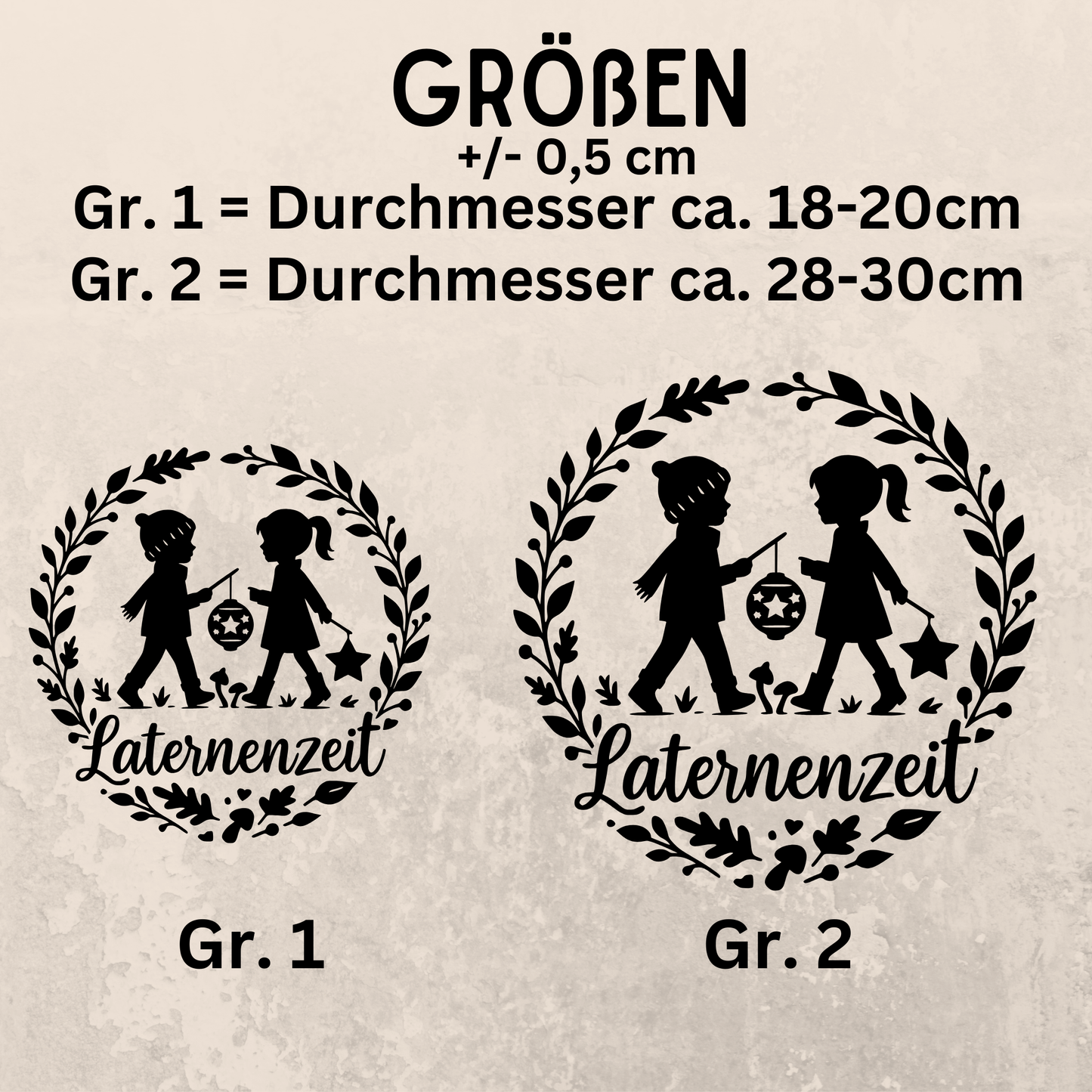 Fensterbild Laternenzeit Herbstlicher Martinstag Deko Aufkleber Halloween