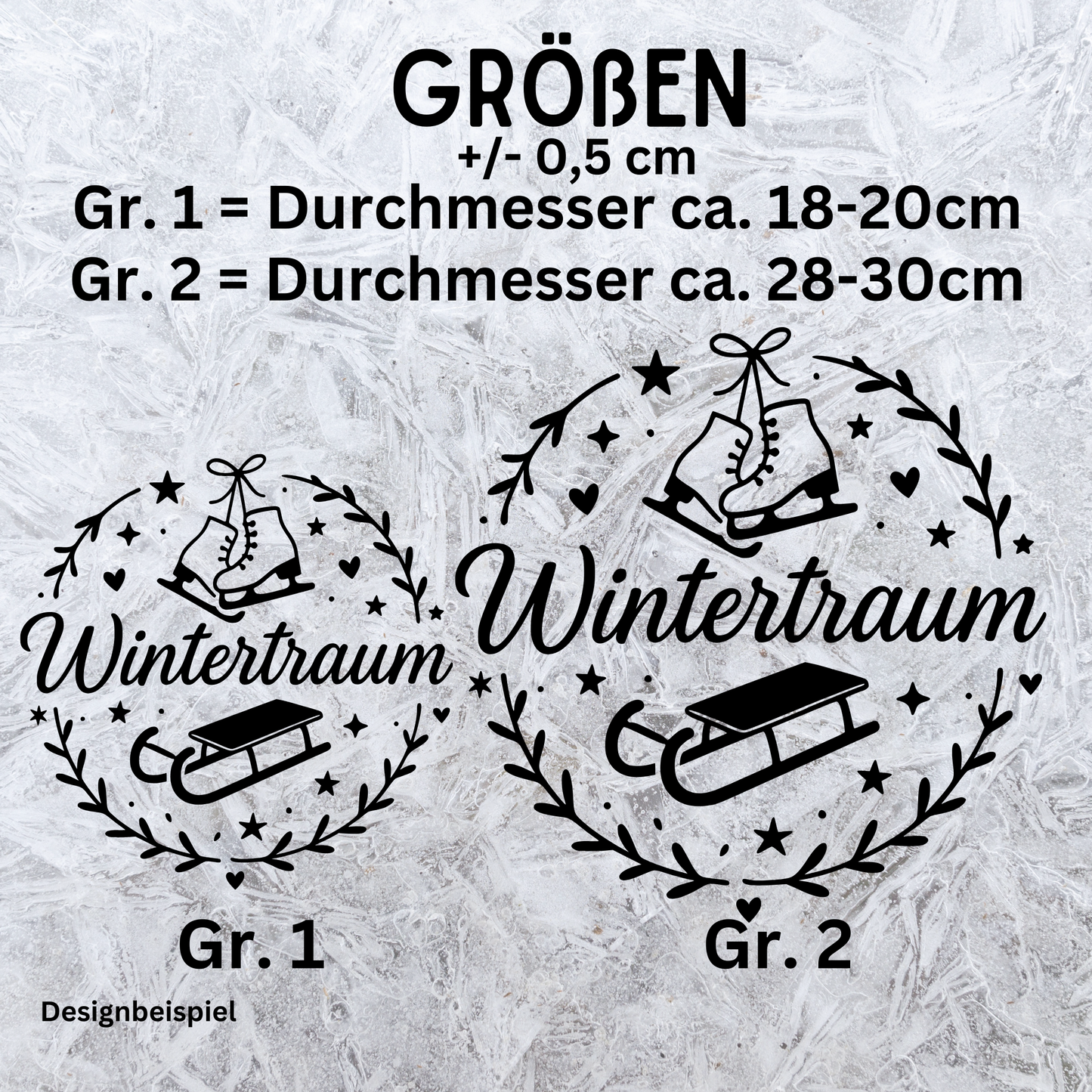 Fensterbild Sticker Wintertraum| saisonale Deko Aufkleber| Advent Winter Weihnachten, Fensteraufkleber Exklusiv