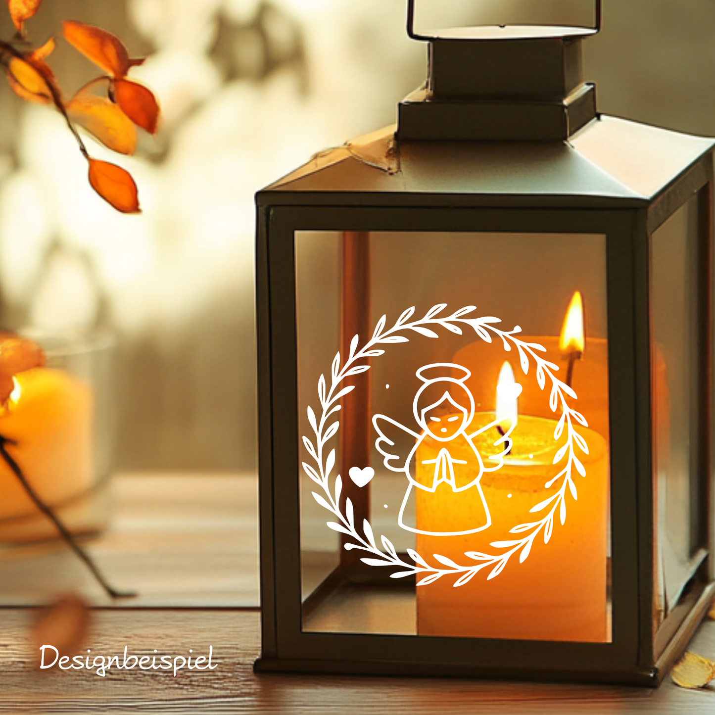 Fensterbild Engel minimalistisch | Deko für Weihnachten und Advent Aufkleber| Exklusiv Design