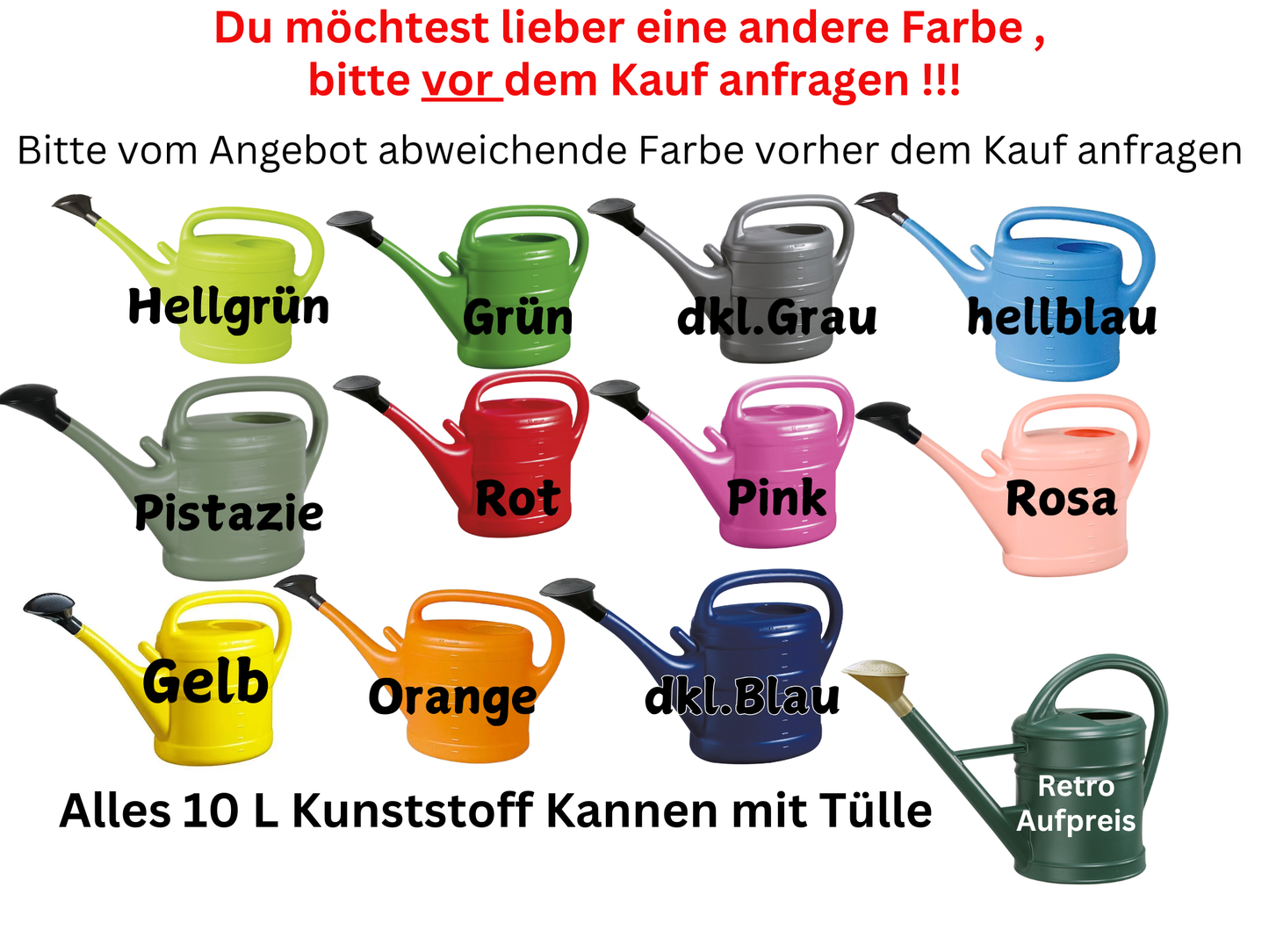 Geschenkgießkanne Beste Oma der Welt Personalisierte Gießkanne Großmutter 10L mit Spruch als Geburtstagsgeschenk