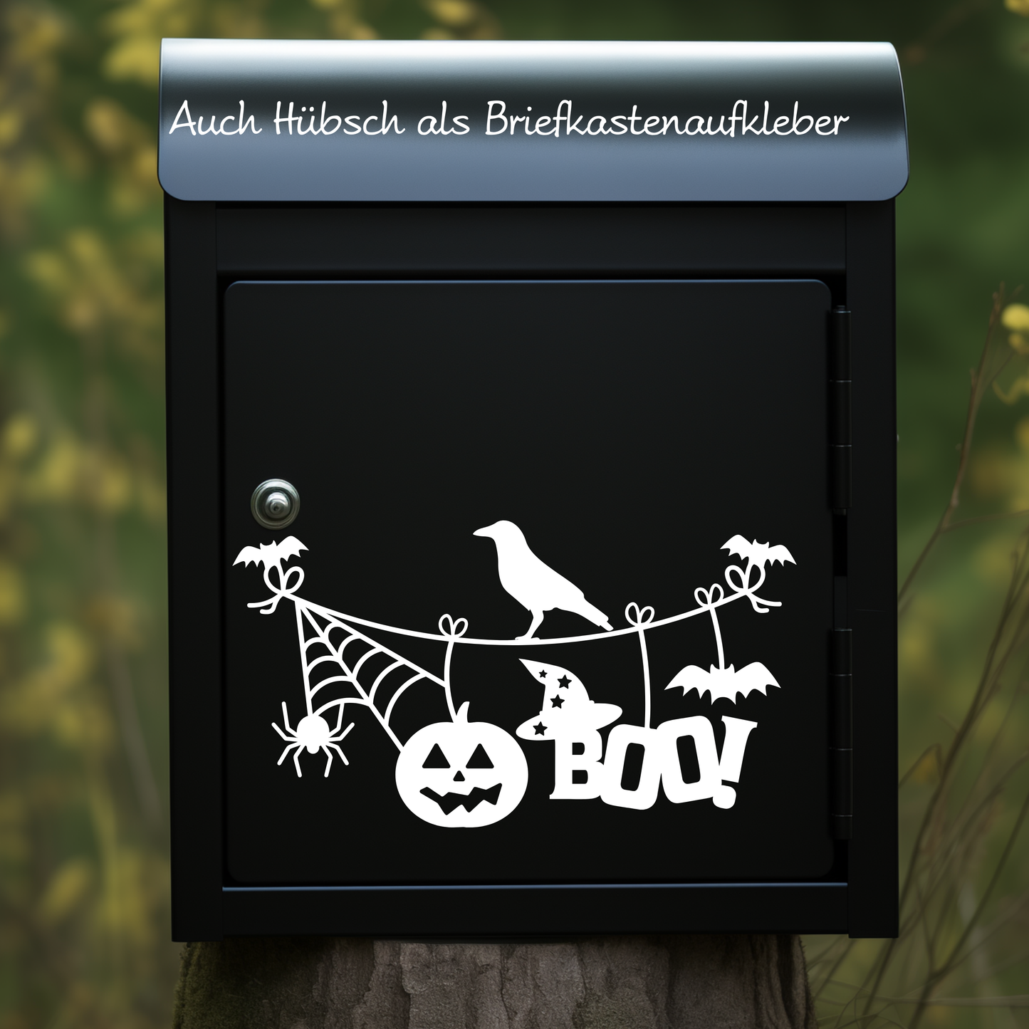 Halloween Dekoration Fensterbild Aufkleber Boo Sticker