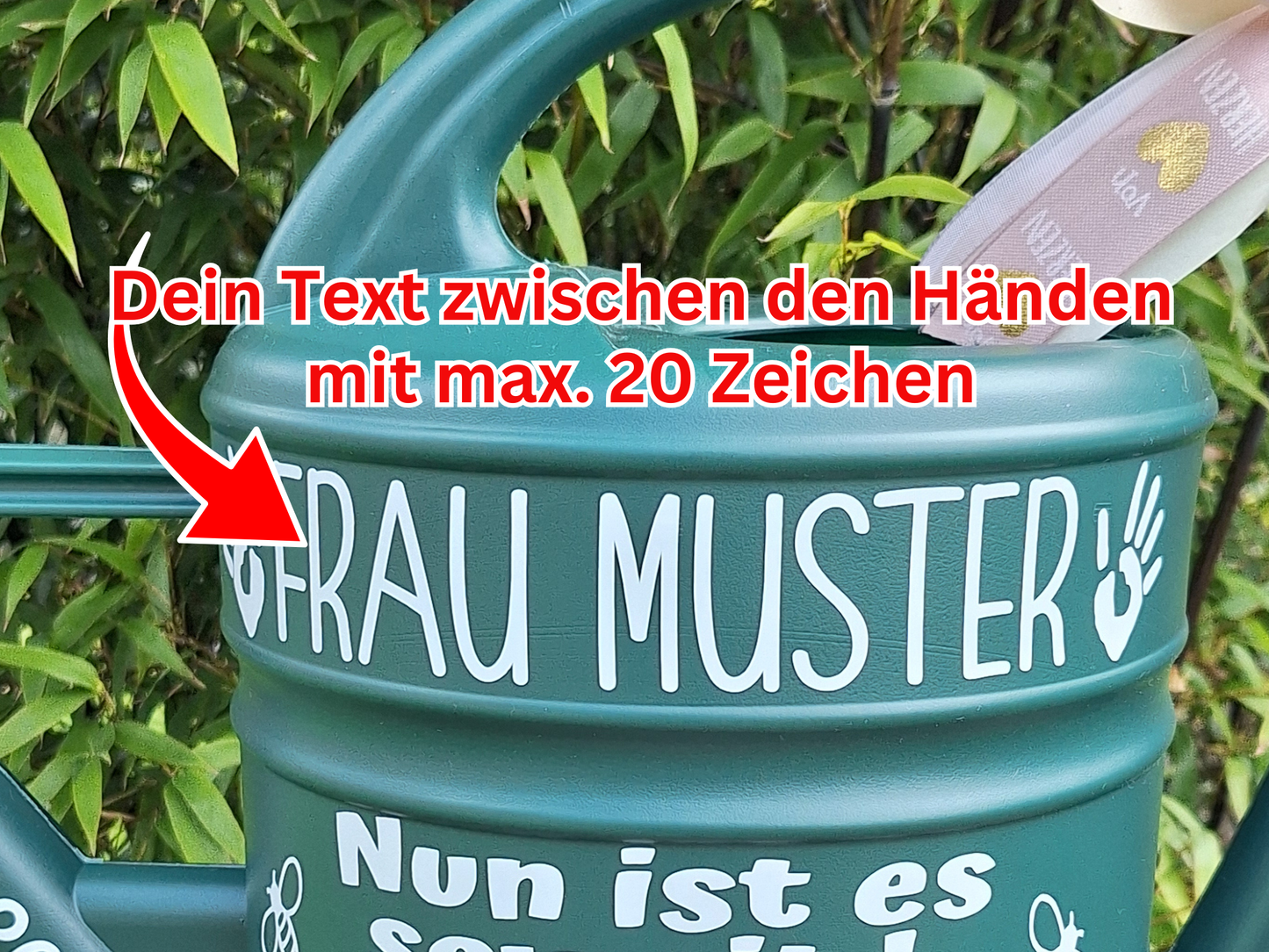 Abschiedsgeschenk Gießkanne personalisiert , Geschenk Schulwechsel, zum Abschied aus Kita, Schule für Erzieherinnen ,Lehrer und Pädagogen