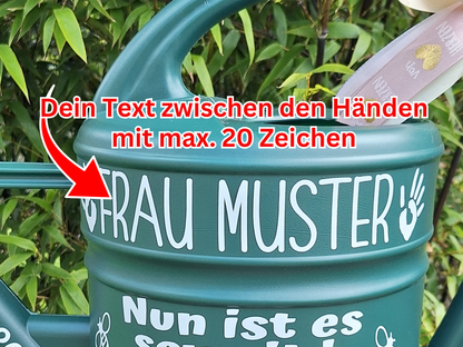 Abschiedsgeschenk Gießkanne personalisiert , Geschenk Schulwechsel, zum Abschied aus Kita, Schule für Erzieherinnen ,Lehrer und Pädagogen