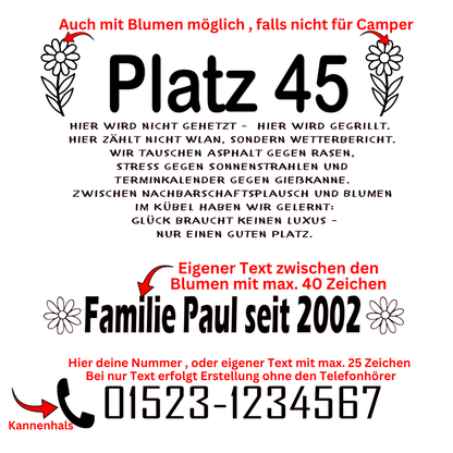 Personalisierte Gießkanne das perfekte Geschenk für Camper, Kleingärtner und Blumenliebhaber