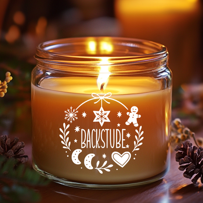 Fensterbild Sticker Weihnachten Backstube mit Lebkuchen | Aufkleber| Weihnachtsbäckerei  Exklusiv Design
