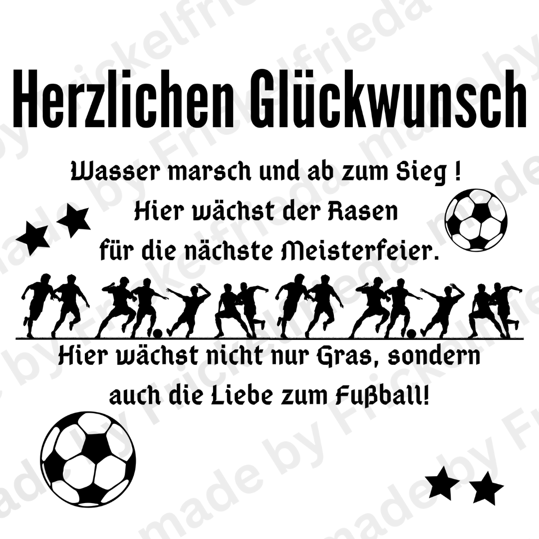 Gießkanne Schwarz Gelb , Geschenk für Fußballer und Gartenliebhaber, Fußballfan Geburtstag, Renteneintritt, Vereinsgeschenk Idee für Freunde