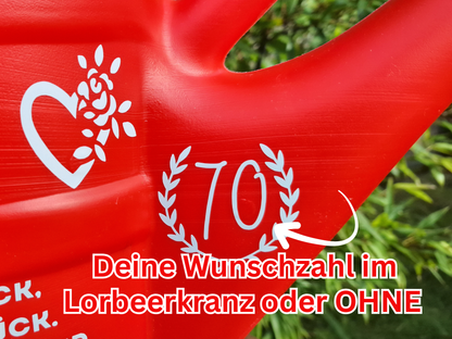 Geschenkgießkanne Beste Oma der Welt Personalisierte Gießkanne Großmutter 10L mit Spruch als Geburtstagsgeschenk