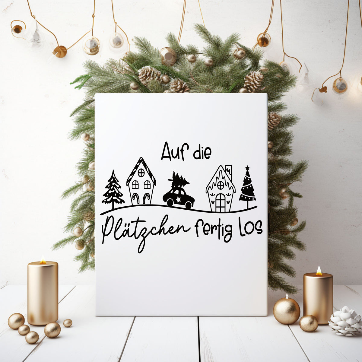 Plätzchen Weihnachtsbäckerei Weihnachtsfensterbild Fensteraufkleber Weihnachtsdeko Fensterbild Aufkleber Sticker Winter Advent Dekoration