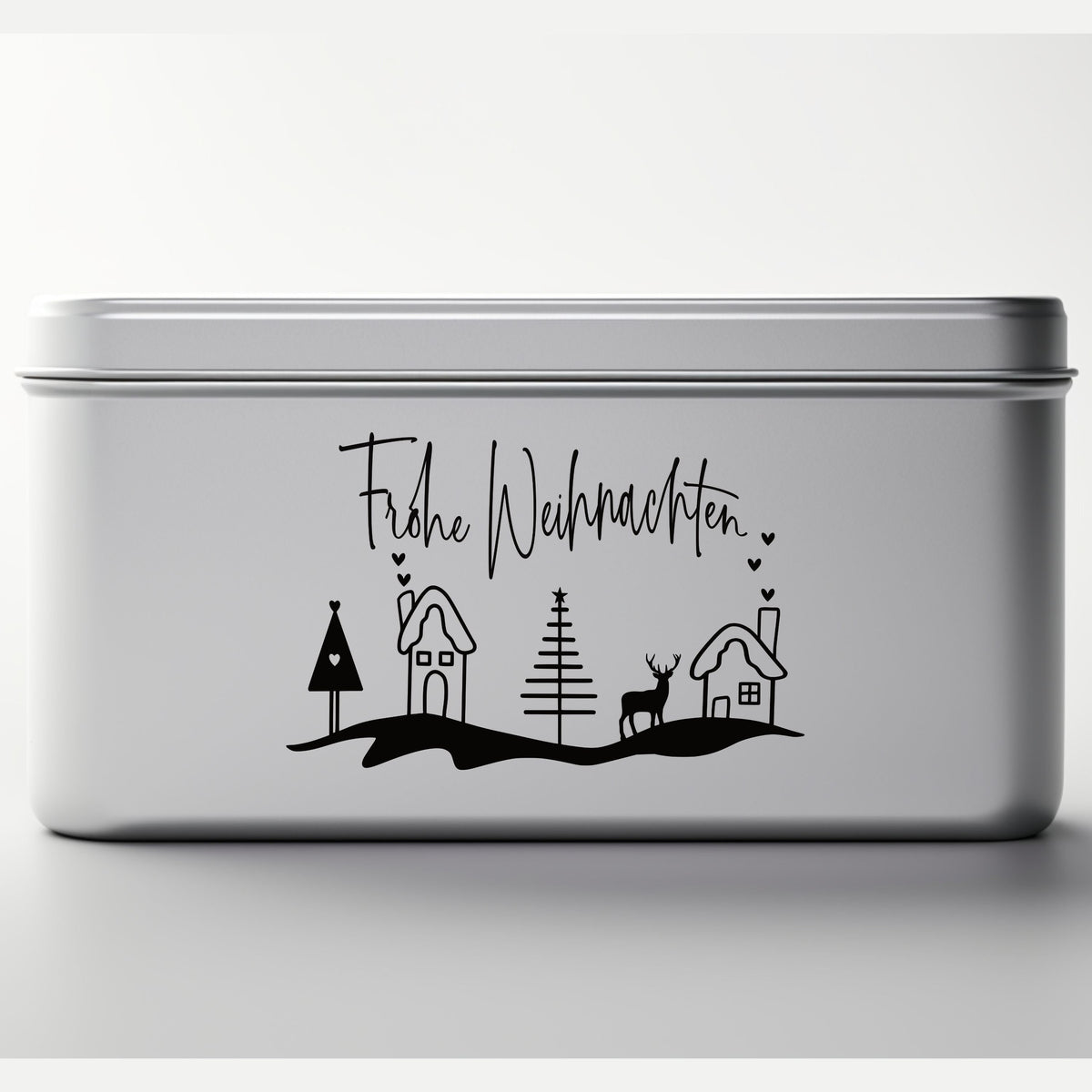 Frohe Weihnachten Fensteraufkleber Weihnachtsbäume Deko Fensterbild Aufkleber Sticker Weihnachtshäuser auch XXL Szene Minimalistisch