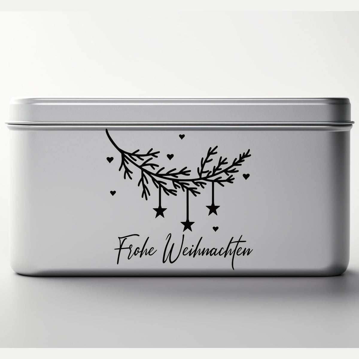 Frohe Weihnachten Fensteraufkleber Weihnachtsbäume Deko Fensterbild Aufkleber Sticker Tannenzweig m. Sternen auch XXL Version Minimalistisch