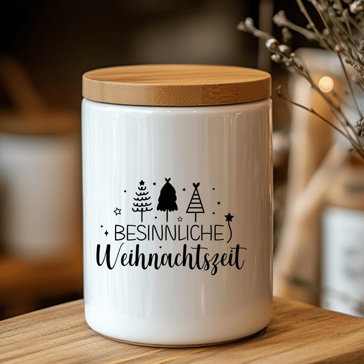 Fensteraufkleber besinnliche Weihnachtszeit Fensterbild Aufkleber Fenstersticker Weihnachten Jahreszeiten Deko 3 Größen plus XXL in 2 Farben
