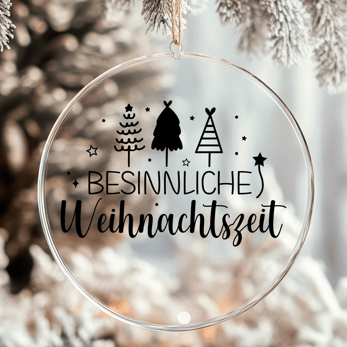 Fensteraufkleber besinnliche Weihnachtszeit Fensterbild Aufkleber Fenstersticker Weihnachten Jahreszeiten Deko 3 Größen plus XXL in 2 Farben