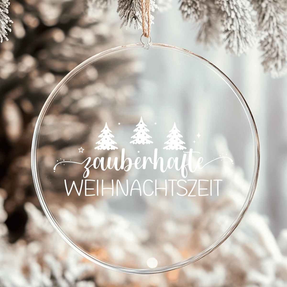 Fensteraufkleber zauberhafte Weihnachtszeit Fensterbild Aufkleber Fenstersticker Weihnachten Jahreszeiten Deko 3 Größen plus XXL in 2 Farben