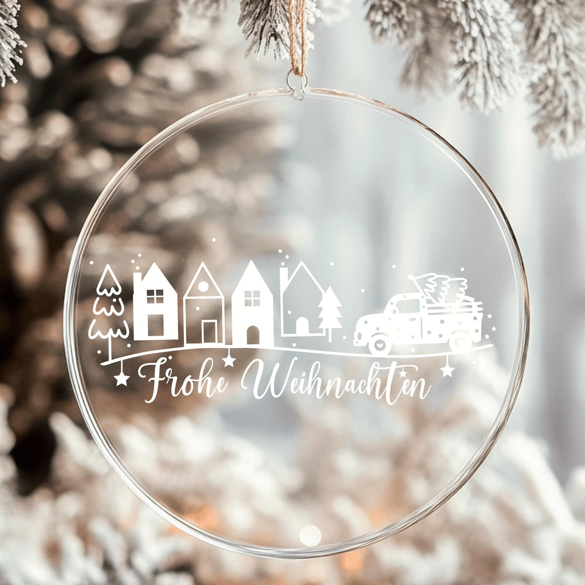 Fensteraufkleber Frohe Weihnachten Szene Weihnachten Fensterbild Diy Aufkleber Advent Fenstersticker  Dekoration 3 Größen plus XXL 2 Farben