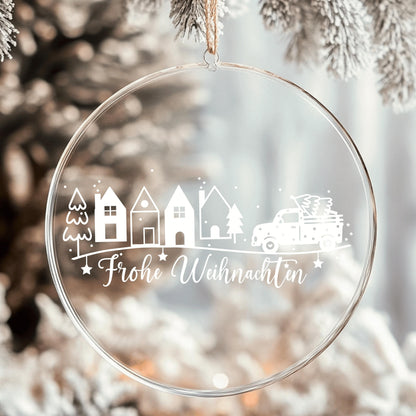 Fensteraufkleber Frohe Weihnachten Szene Weihnachten Fensterbild Diy Aufkleber Advent Fenstersticker  Dekoration 3 Größen plus XXL 2 Farben