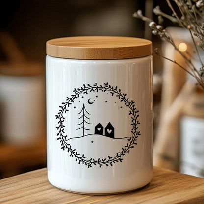Fensteraufkleber Weihnachten Weihnachtsdeko Fensterbild Aufkleber Fenstersticker Weihnachtsfensterbild 3 Größen Minimalistisch Skandinavisch