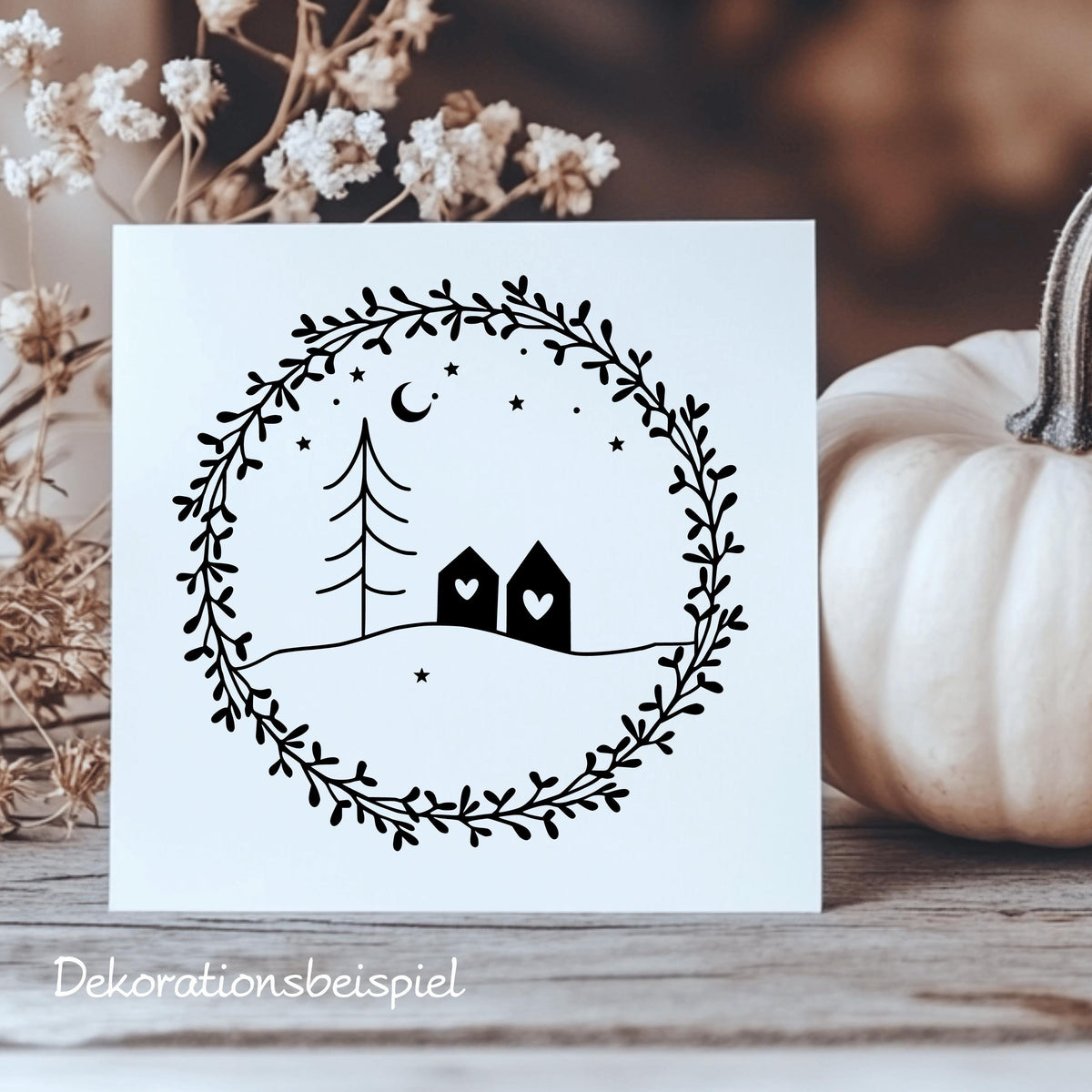 Fensteraufkleber Weihnachten Weihnachtsdeko Fensterbild Aufkleber Fenstersticker Weihnachtsfensterbild 3 Größen Minimalistisch Skandinavisch