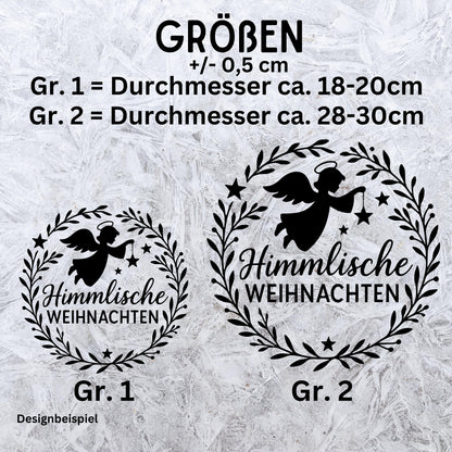 Weihnachtsfensterbild himmlische Weihnachten Engel Aufkleber | Weihnachtsdeko ,Deko Advent und Weihnachtskranz , Fensteraufkleber Sticker