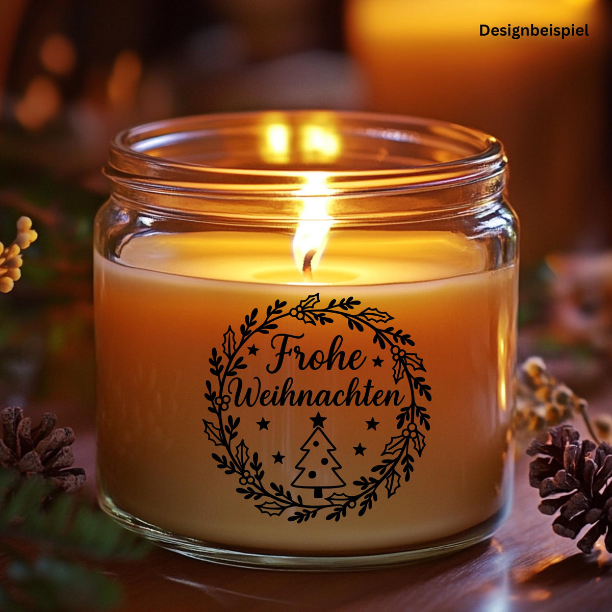 Weihnachtsfensterbild Frohe Weihnachten Mistelkranz Tanne Aufkleber | Weihnachtsdeko ,Deko Winter, Advent Weihnachtskranz ,Fensteraufkleber