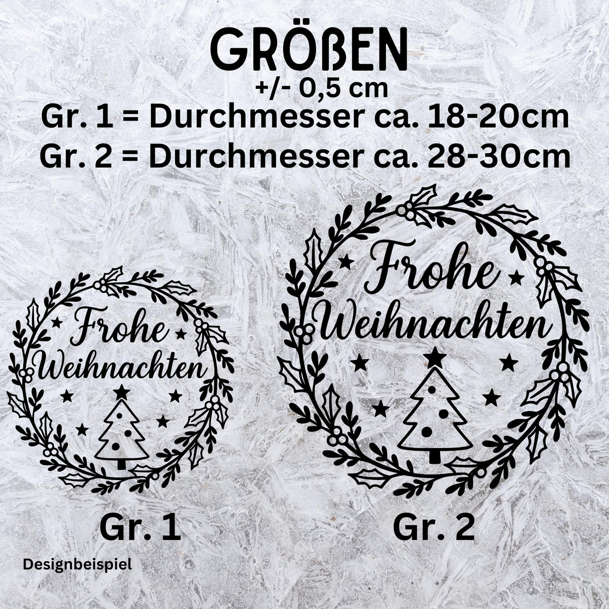 Weihnachtsfensterbild Frohe Weihnachten Mistelkranz Tanne Aufkleber | Weihnachtsdeko ,Deko Winter, Advent Weihnachtskranz ,Fensteraufkleber