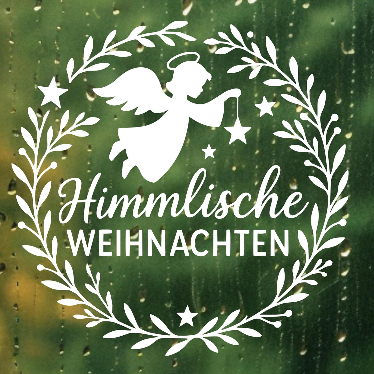 Weihnachtsfensterbild himmlische Weihnachten Engel Aufkleber | Weihnachtsdeko ,Deko Advent und Weihnachtskranz , Fensteraufkleber Sticker