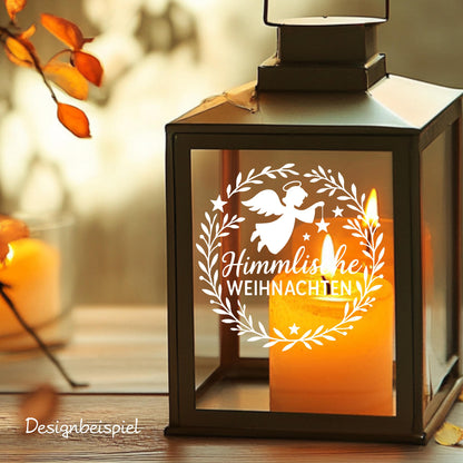 Weihnachtsfensterbild himmlische Weihnachten Engel Aufkleber | Weihnachtsdeko ,Deko Advent und Weihnachtskranz , Fensteraufkleber Sticker