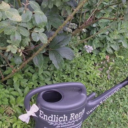 Gießkanne Rente Abschiedsgeschenk Rentner ,Geschenk zum Renteneintritt ,von den Kollegen zum Eintritt in Ruhestand Abschied, Gartenliebhaber