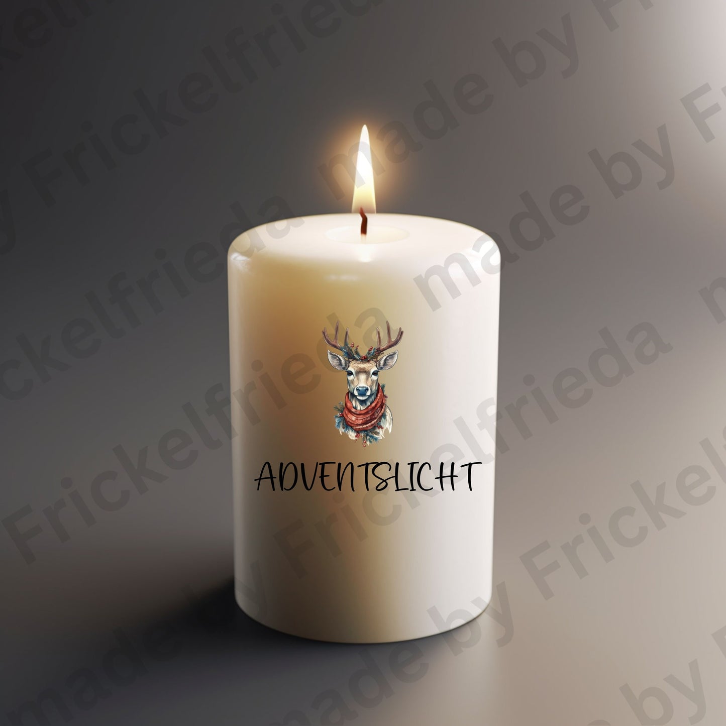 Adventszeit Kerzentattoo diy A4 Wasserschiebefolie für Kerzen , Kerzenaufkleber Weihnachten Schiebefolie Kerzensticker Advent